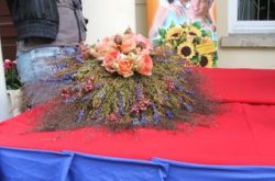 prace florystyczne wykonane na VII Festiwalu Róż