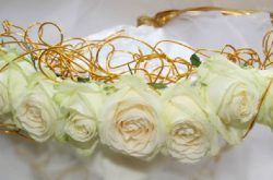 ślub pod znakiem białej róży- wachlarz
