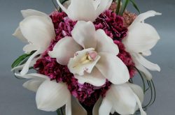 Bukiety ze storczyków cymbidium