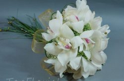 Bukiety ze storczyków cymbidium